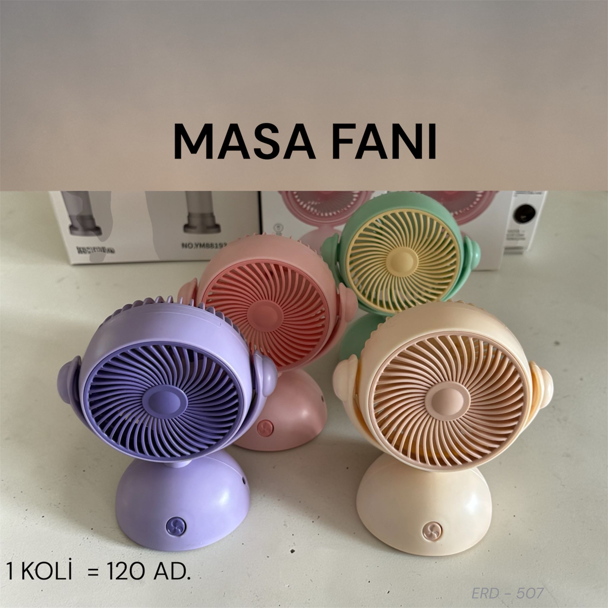ERD-507 Masa Fanı Koli 120 AD.